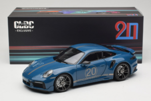 Porsche 911 992 Turbo S Coupe Sport Design Modrý Minichamps 1:18 113069073 Kov – obrázok 8 z 8