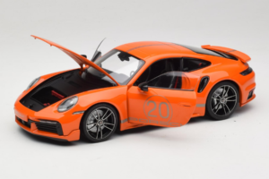 Porsche 911 992 Turbo S Coupe Sport Design Oranžový Minichamps 1:18 113069074 Kov – obrázok 2 z 8