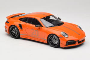 Porsche 911 992 Turbo S Coupe Sport Design Oranžový Minichamps 1:18 113069074 Kov – obrázok 6 z 8