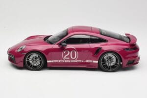 Porsche 911 992 Turbo S so Sport Design Package Červený Minichamps 1:18 155069172 Kov – obrázok 3 z 6
