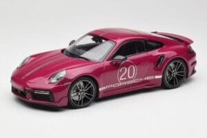 Porsche 911 992 Turbo S so Sport Design Package Červený Minichamps 1:18 155069172 Kov