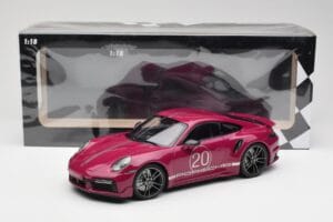 Porsche 911 992 Turbo S so Sport Design Package Červený Minichamps 1:18 155069172 Kov – obrázok 6 z 6