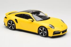 Porsche 911 992 Turbo S Žltý Minichamps 1:18 155069071 Kov – obrázok 4 z 6