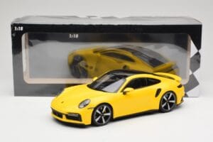 Porsche 911 992 Turbo S Žltý Minichamps 1:18 155069071 Kov – obrázok 6 z 6