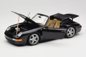 Porsche 911 993 Kabriolet Čierny UT Models 1:18 27806-U1 Kov – obrázok 2 z 8