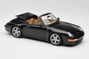 Porsche 911 993 Kabriolet Čierny UT Models 1:18 27806-U1 Kov – obrázok 6 z 8