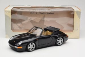 Porsche 911 993 Kabriolet Čierny UT Models 1:18 27806-U1 Kov – obrázok 8 z 8
