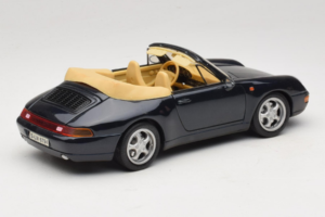 Porsche 911 993 Kabriolet Tmavo Modrý Tchibo 1:18 46619 Kov – obrázok 3 z 8