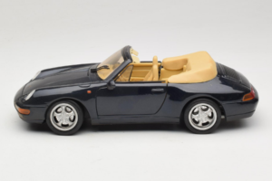 Porsche 911 993 Kabriolet Tmavo Modrý Tchibo 1:18 46619 Kov – obrázok 4 z 8