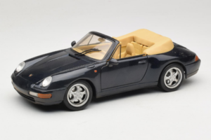 Porsche 911 993 Kabriolet Tmavo Modrý Tchibo 1:18 46619 Kov