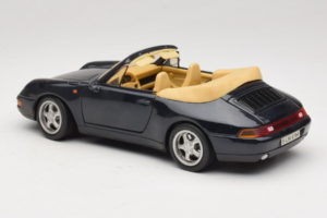 Porsche 911 993 Kabriolet Tmavo Modrý Tchibo 1:18 46619 Kov – obrázok 7 z 8