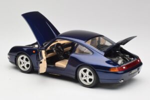 Porsche 911 993 Carrera Cup Modrý Braccio & Gotz 1993 Bburago 1:18 3060-M1 Kov – obrázok 5 z 8