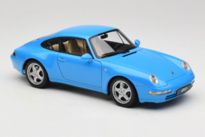 Porsche 911 993 Carrera Blue Metallic AUTOart 1:18 78133 Kov – obrázok 6 z 8