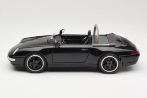 Porsche 911 993 Carrera Kabriolet Čierny Bburago 1:18 3090-M1 Kov – obrázok 4 z 8