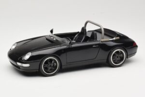 Porsche 911 993 Carrera Kabriolet Čierny Bburago 1:18 3090-M1 Kov
