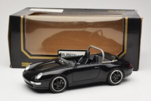 Porsche 911 993 Carrera Kabriolet Čierny Bburago 1:18 3090-M1 Kov – obrázok 8 z 8