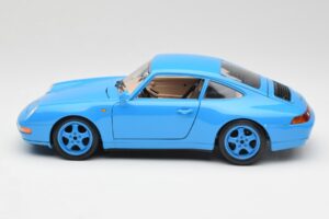 Porsche 911 993 Carrera Modrý Bburago 1:18 3060 Kov – obrázok 4 z 8