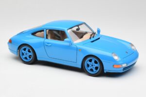 Porsche 911 993 Carrera Modrý Bburago 1:18 3060 Kov – obrázok 6 z 8