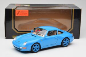 Porsche 911 993 Carrera Modrý Bburago 1:18 3060 Kov – obrázok 8 z 8