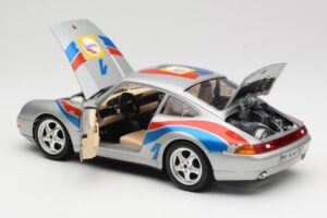 Porsche 911 993 Carrera Cup #1 1993 Bburago 1:18 3050-M2 Kov – obrázok 5 z 8