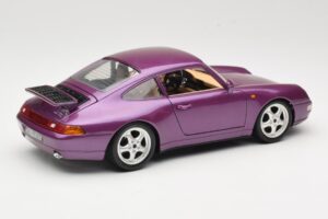 Porsche 911 993 Carrera Fialový Bburago 1:18 3060-M2 Kov – obrázok 3 z 8