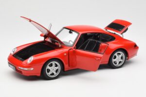 Porsche 911 993 Carrera Červený AUTOart 1:18 78132 Kov – obrázok 2 z 8