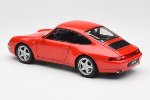 Porsche 911 993 Carrera Červený AUTOart 1:18 78132 Kov – obrázok 7 z 8