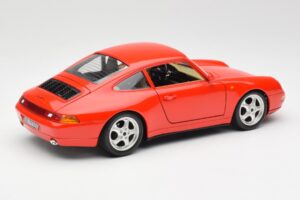 Porsche 911 993 Carrera Červený Bburago 1:18 3050 Kov – obrázok 3 z 8