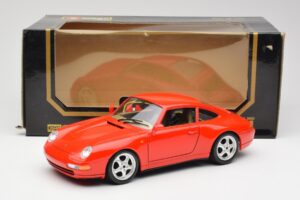 Porsche 911 993 Carrera Červený Bburago 1:18 3050 Kov – obrázok 8 z 8