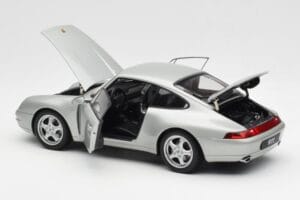 Porsche 911 993 Carrera Strieborný AUTOart 1:18 78131 Kov – obrázok 5 z 8