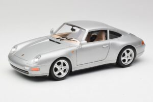 Porsche 911 993 Carrera Strieborný Bburago 1:18 3050-M1 Kov