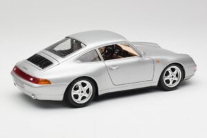 Porsche 911 993 Carrera Strieborný Bburago 1:18 3050-M1 Kov – obrázok 5 z 8