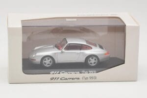 Porsche 911 993 Carrera Strieborný Minichamps 1:43 WAP02003597 Kov – obrázok 4 z 4