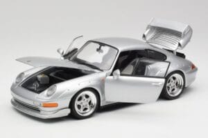 Porsche 911 993 GT2 Arctic Strieborný Metalíza UT Models 1:18 27831 Kov – obrázok 2 z 8