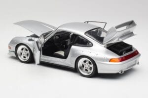 Porsche 911 993 GT2 Arctic Strieborný Metalíza UT Models 1:18 27831 Kov – obrázok 5 z 8
