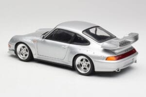 Porsche 911 993 GT2 Arctic Strieborný Metalíza UT Models 1:18 27831 Kov – obrázok 7 z 8