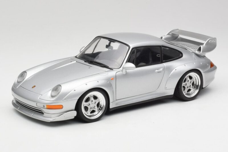 Porsche 911 993 GT2 Arctic Strieborný Metalíza UT Models 1:18 27831 Kov