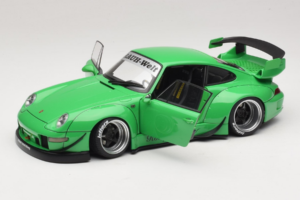 Porsche 911 993 RWB Zelený Gun Grey Wheels AUTOart 1:18 78151 Kompozit – obrázok 2 z 8
