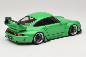 Porsche 911 993 RWB Zelený Gun Grey Wheels AUTOart 1:18 78151 Kompozit – obrázok 3 z 8