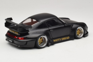 Porsche 911 993 RWB Matt Black With Gold Wheels AUTOart 1:18 78154 Kompozit – obrázok 3 z 8