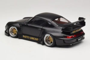 Porsche 911 993 RWB Matt Black With Gold Wheels AUTOart 1:18 78154 Kompozit – obrázok 7 z 8