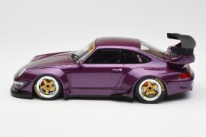 Porsche 911 993 RWB Fialový GT Spirit 1:18 GT727 Živica – obrázok 3 z 6