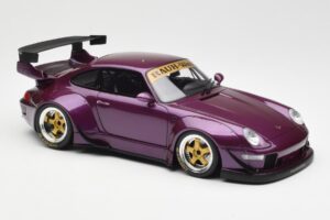 Porsche 911 993 RWB Fialový GT Spirit 1:18 GT727 Živica – obrázok 4 z 6