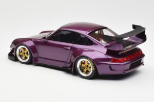 Porsche 911 993 RWB Fialový GT Spirit 1:18 GT727 Živica – obrázok 5 z 6
