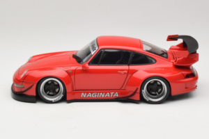 Porsche 911 993 RWB Červený Gun Grey Wheels AUTOart 1:18 78153 Kompozit – obrázok 4 z 8