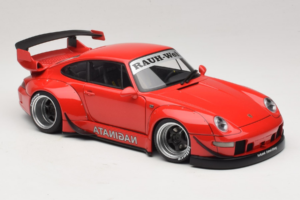 Porsche 911 993 RWB Červený Gun Grey Wheels AUTOart 1:18 78153 Kompozit – obrázok 6 z 8
