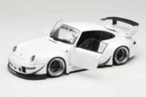 Porsche 911 993 RWB Biely Gun Grey Wheels AUTOart 1:18 78150 Kompozit – obrázok 2 z 8