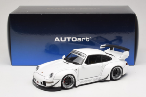 Porsche 911 993 RWB Biely Gun Grey Wheels AUTOart 1:18 78150 Kompozit – obrázok 8 z 8