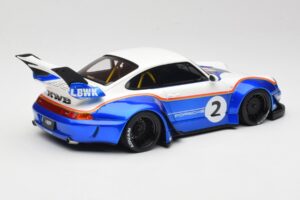 Porsche 911 993 RWB X Liberty Walk Biely S Modrou GT Spirit 1:18 GT530 Živica – obrázok 2 z 8