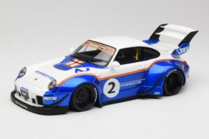 Porsche 911 993 RWB X Liberty Walk Biely S Modrou GT Spirit 1:18 GT530 Živica